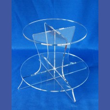 REPISA Redonda para pasteles en 2 alturas diámetro de 250 y 300 mm<br>Medidas: 300 x 300 x 240 mm<br>